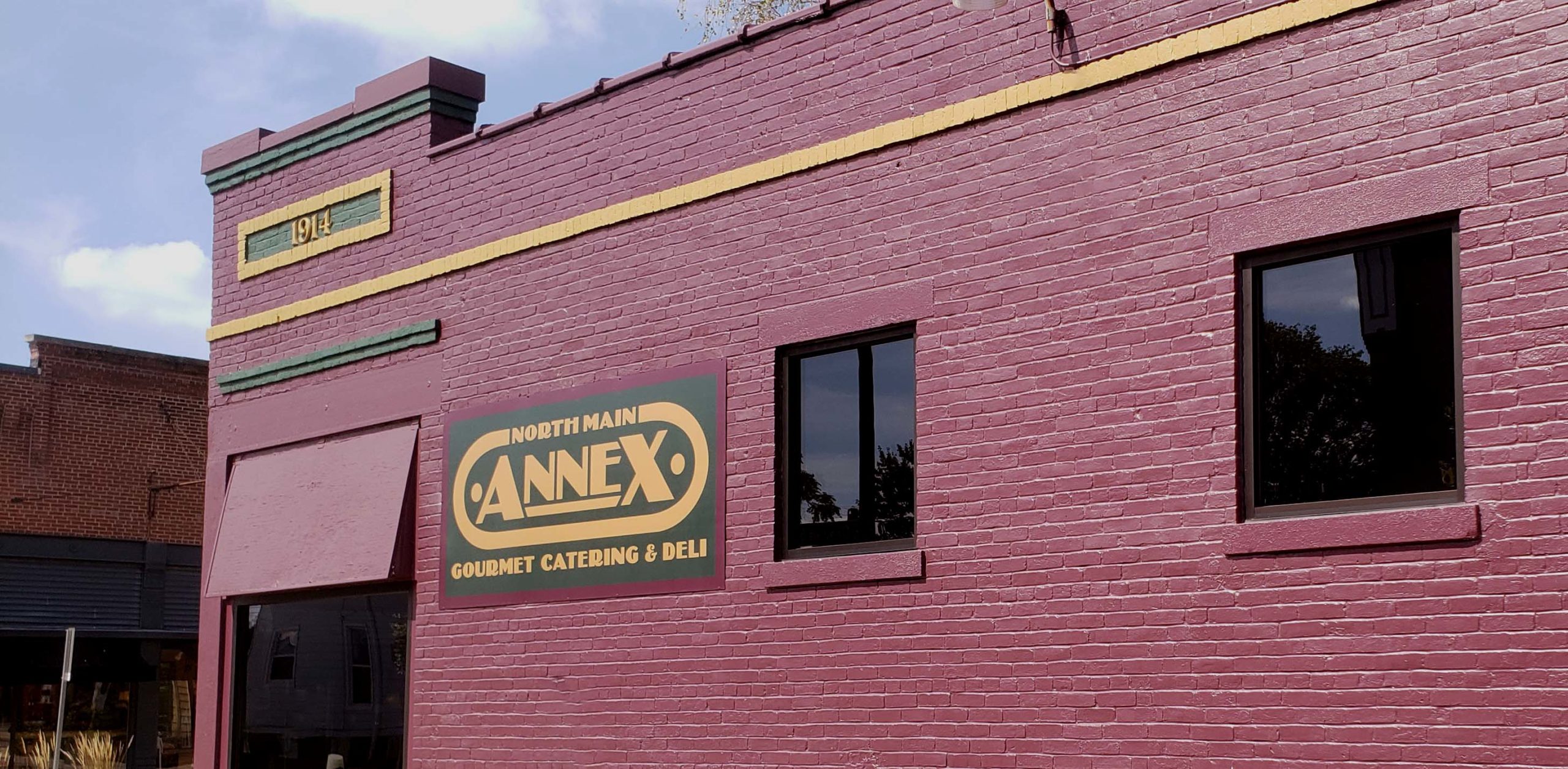 the side of north main annex gourmet catering and deli